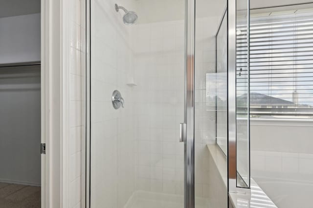 6128 Redear Dr, Fort Worth, TX 76179 - bathroom featuring a stall shower and a bath