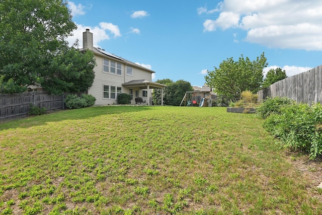 6128 Redear Dr, Fort Worth, TX 76179 - view of yard with a playground