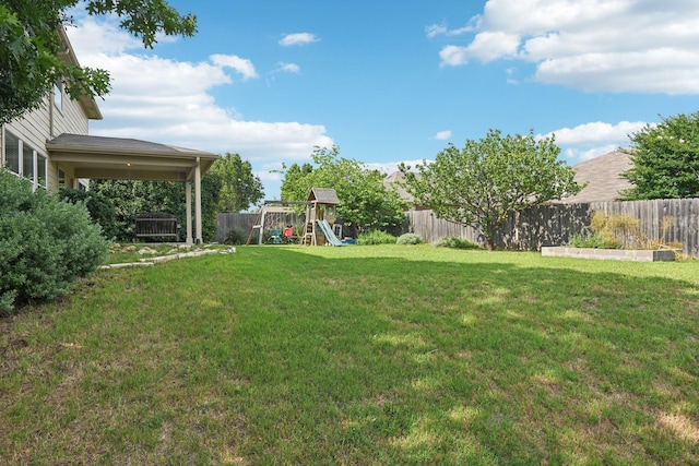 6128 Redear Dr, Fort Worth, TX 76179 - view of yard featuring a playground