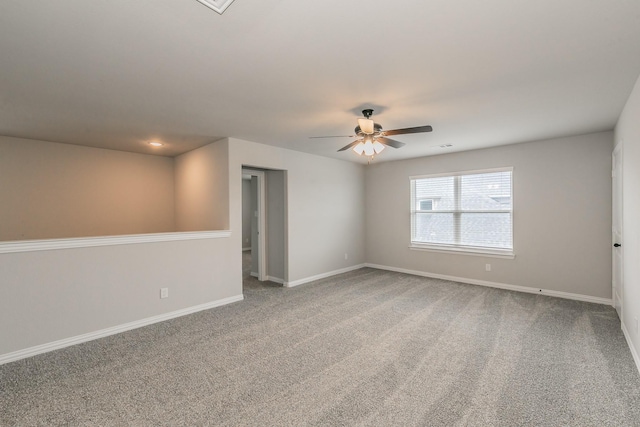 2028 Proteus Dr, Haslet, TX 76052 - carpeted empty room with ceiling fan and baseboards