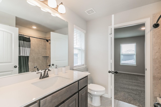2028 Proteus Dr, Haslet, TX 76052 - full bath with toilet, vanity, and a shower with shower curtain