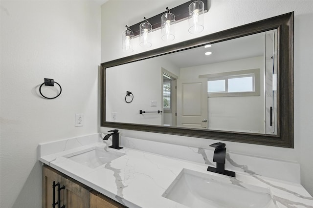2614 E Mitchell St, Arlington, TX 76010 - bathroom featuring double vanity