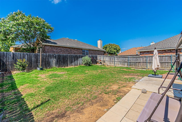 1301 Hennessey Ct, Fort Worth, TX 76131 - view of yard with a patio area