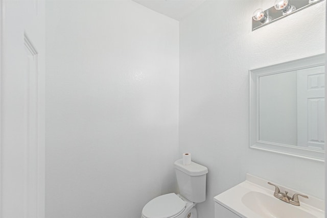 1301 Hennessey Ct, Fort Worth, TX 76131 - half bath featuring toilet and vanity