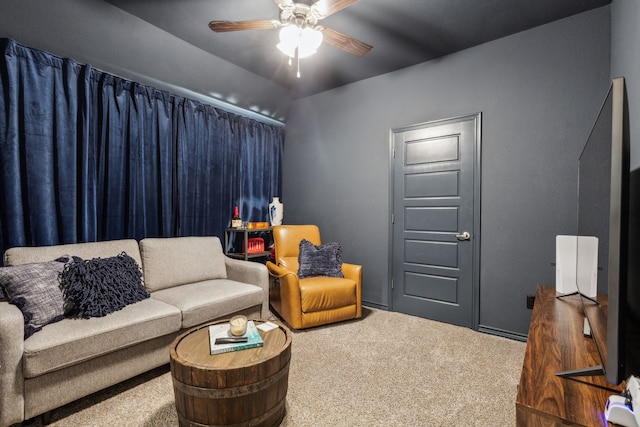 1104 Egret Way, Celina, TX 75009 - living area with carpet and a ceiling fan