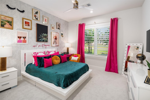 4155 American Pharoah Way, Celina, TX 75009 - bedroom featuring carpet flooring and ceiling fan
