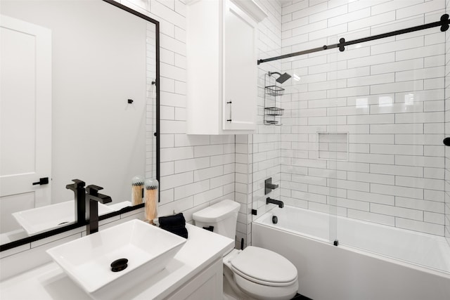 4155 American Pharoah Way, Celina, TX 75009 - bathroom with toilet, vanity, and shower / tub combination