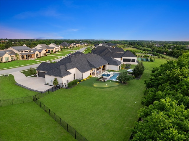 4155 American Pharoah Way, Celina, TX 75009 - aerial view of residential area