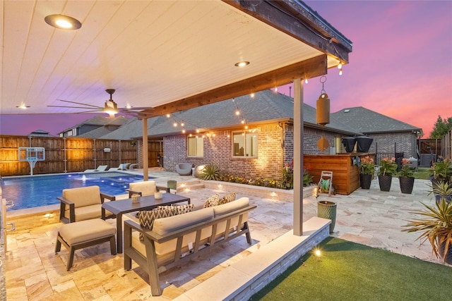 800 Marion Farm Rd E, Little Elm, TX 75068 - fenced backyard with a patio area