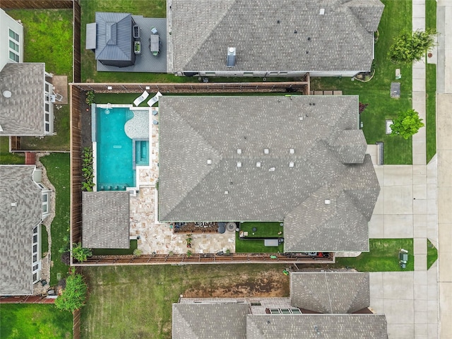 800 Marion Farm Rd E, Little Elm, TX 75068 - drone / aerial view of a pool