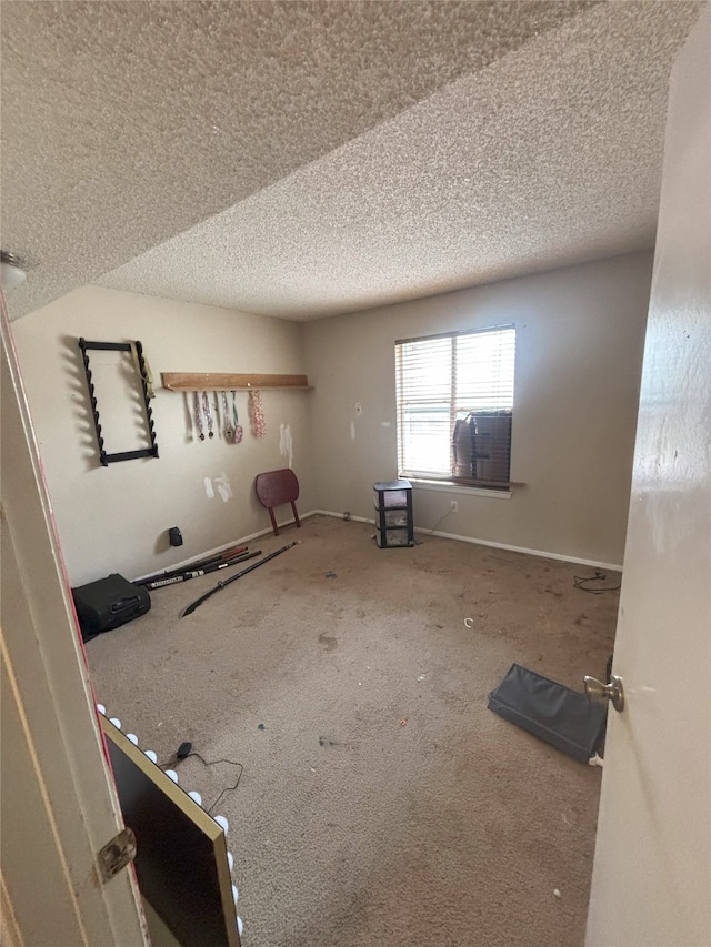 701 Rocky Canyon Rd, Arlington, TX 76012 - carpeted spare room featuring a textured ceiling and baseboards