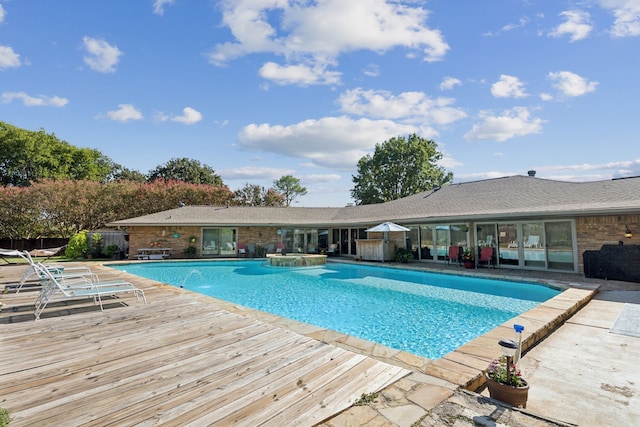 108 Circleview Dr S, Hurst, TX 76054 - outdoor pool with a patio area