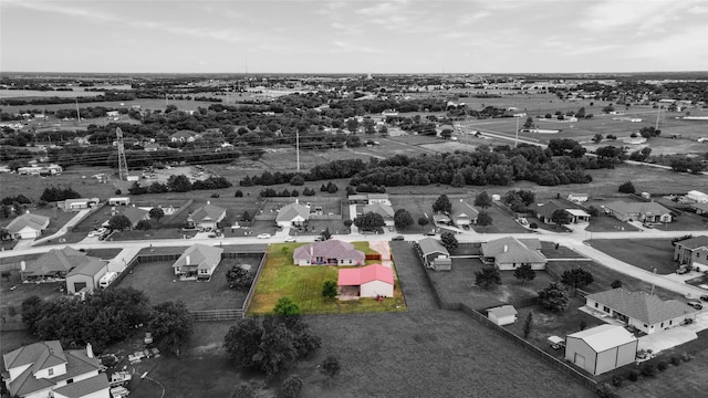 105 Universal Dr, Fate, TX 75189 - aerial view of residential area with property parcel outlined