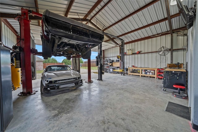 105 Universal Dr, Fate, TX 75189 - garage with metal wall
