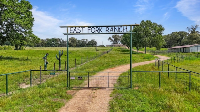 3044 US Highway 80, Grand Saline, TX 75140 - surrounding community with a gate and a rural view