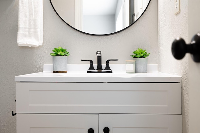 543 S Oldbridge Dr, Allen, TX 75002 - bathroom with vanity and a textured wall