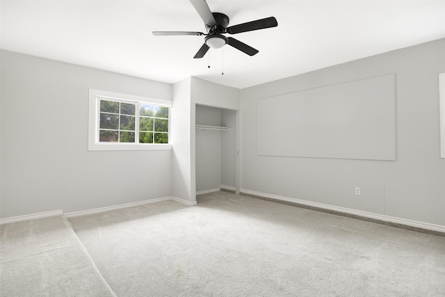 543 S Oldbridge Dr, Allen, TX 75002 - unfurnished bedroom featuring carpet flooring, a closet, and a ceiling fan