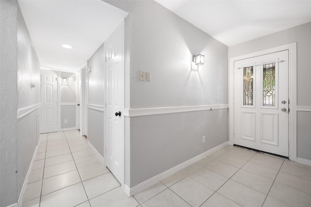 543 S Oldbridge Dr, Allen, TX 75002 - entryway featuring light tile patterned floors