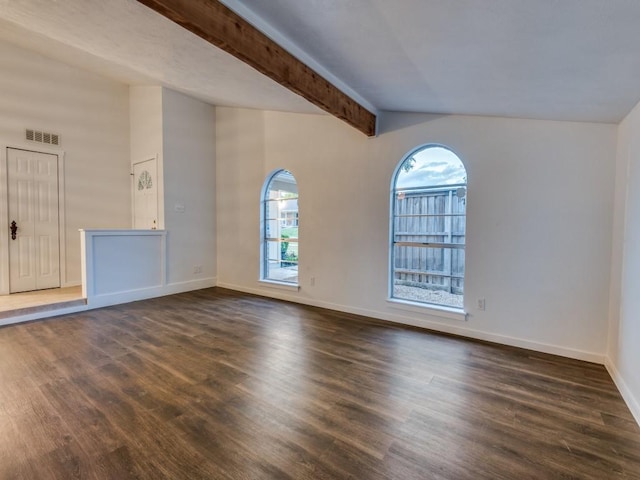 3101 Oak Hill Rd, Carrollton, TX 75007 - empty room featuring dark wood finished floors and baseboards