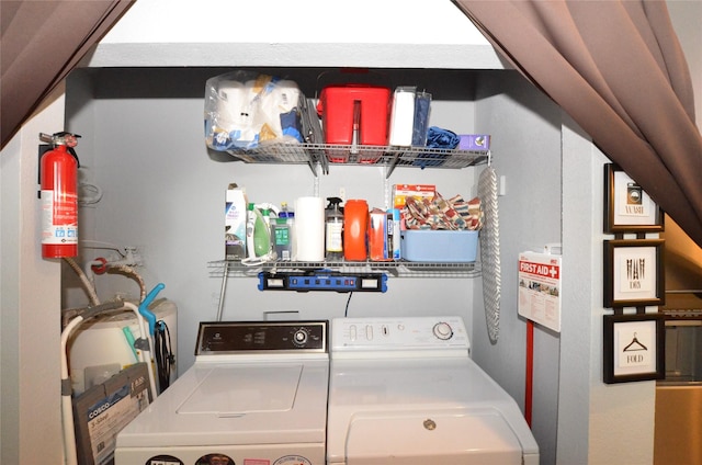 702 N Tennessee St, Mckinney, TX 75069 - washroom featuring separate washer and dryer