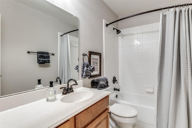 5801 Maidstone Dr, Richardson, TX 75082 - bathroom featuring vanity and shower / bath combination with curtain