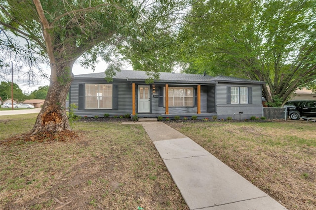 3524 Swan St, Haltom City, TX 76117 - single story home featuring a front yard and covered porch