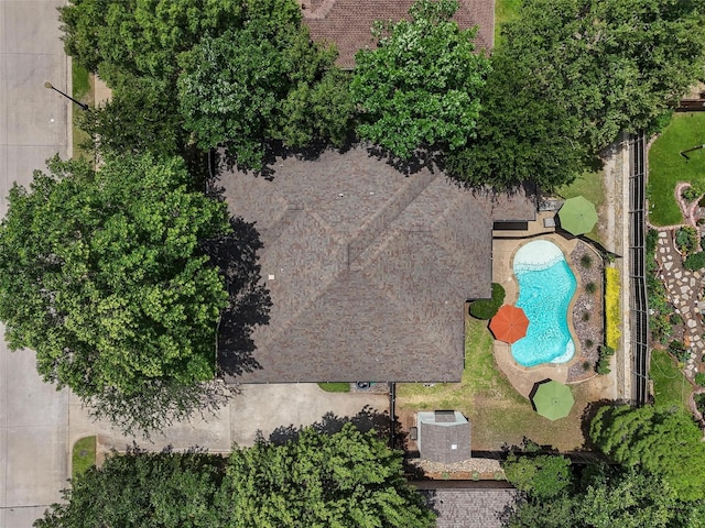7917 Chapelwood Dr, North Richland Hills, TX 76182 - drone / aerial view of a pool