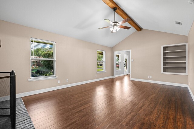 310 Singletree St, Highland Village, TX 75077 - unfurnished living room featuring wood finished floors, a ceiling fan, and baseboards