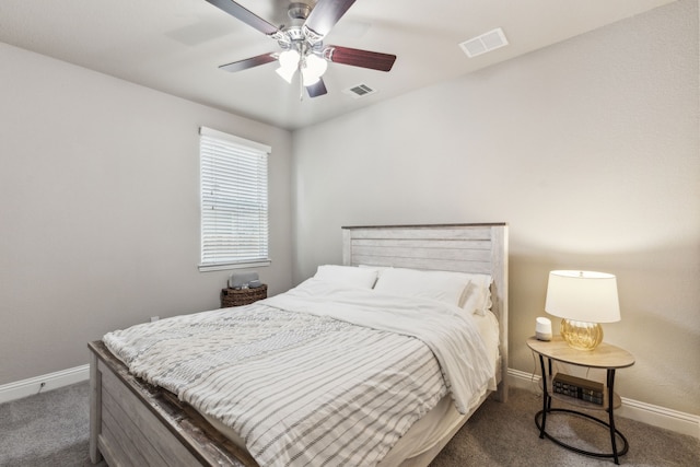 1117 Summer Ln, Mckinney, TX 75071 - bedroom featuring carpet flooring, baseboards, and a ceiling fan