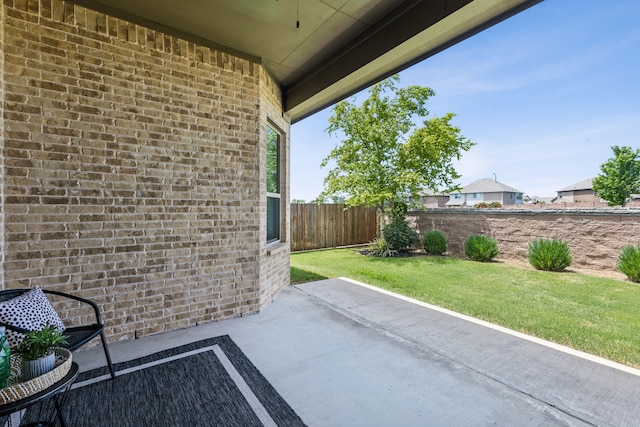 1117 Summer Ln, Mckinney, TX 75071 - view of patio / terrace with a ceiling fan