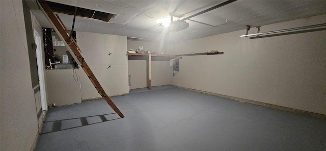 402 Ivy Way, Garland, TX 75043 - unfinished basement with electric panel