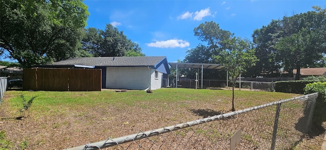 402 Ivy Way, Garland, TX 75043 - view of yard featuring glass enclosure