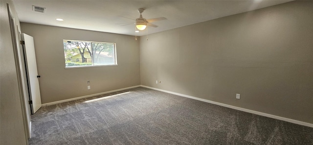 402 Ivy Way, Garland, TX 75043 - carpeted empty room with a ceiling fan and baseboards