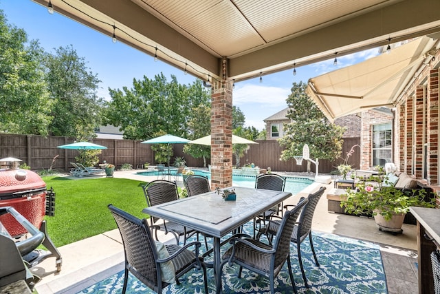 1765 Mustang Trl, Frisco, TX 75033 - view of patio featuring outdoor dining space