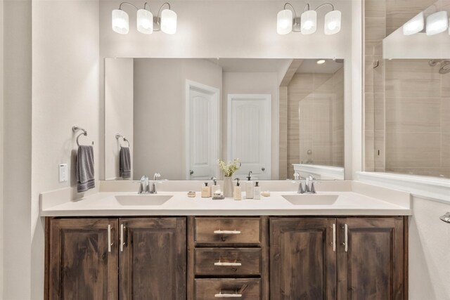 1725 Rolling Heights Ln, Fort Worth, TX 76008 - full bathroom with double vanity