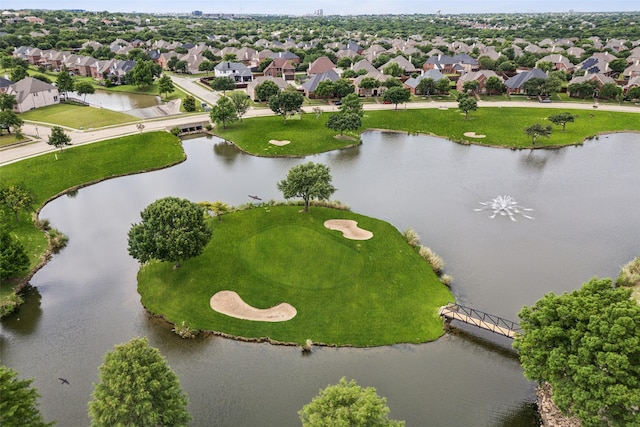 4077 Truman Dr, Frisco, TX 75034 - aerial view of residential area with a large body of water