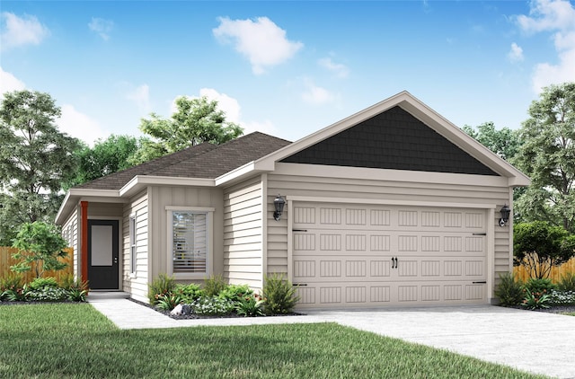 1420 Reiner Dr, Crandall, TX 75114 - single story home with a garage, driveway, and roof with shingles