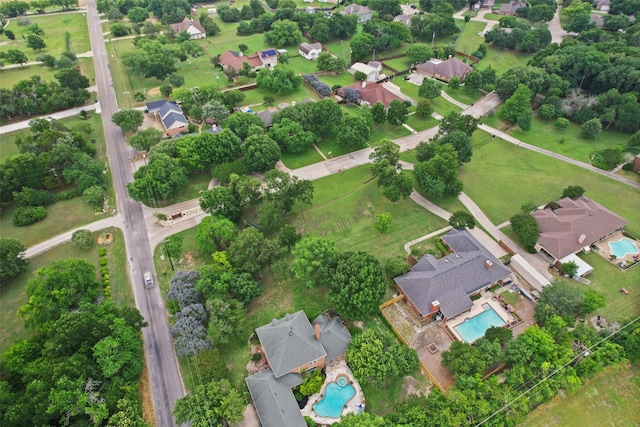 102 Dove Crk, Mckinney, TX 75071 - aerial view of property's location with a pool and nearby suburban area