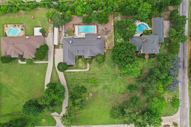 102 Dove Crk, Mckinney, TX 75071 - aerial overview of property's location with a pool