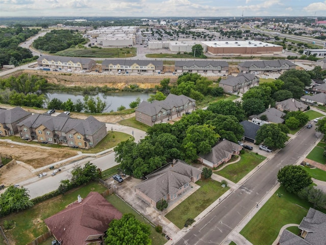 2122 Quail Ridge Dr, Weatherford, TX 76087 - aerial overview of property's location with nearby suburban area and a large body of water