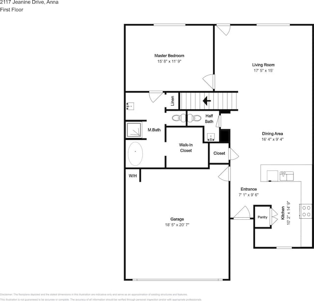 2117 Jeanine Dr, Anna, TX 75409 - home floor plan