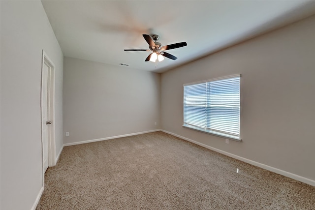 2117 Jeanine Dr, Anna, TX 75409 - unfurnished room featuring ceiling fan, light colored carpet, and baseboards