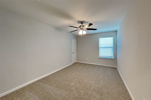 2117 Jeanine Dr, Anna, TX 75409 - empty room featuring baseboards, a ceiling fan, and light carpet