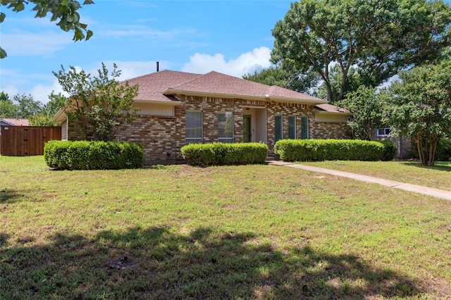 4536 Louisville Dr, Plano, TX 75093 - view of front of home with brick siding and a shingled roof