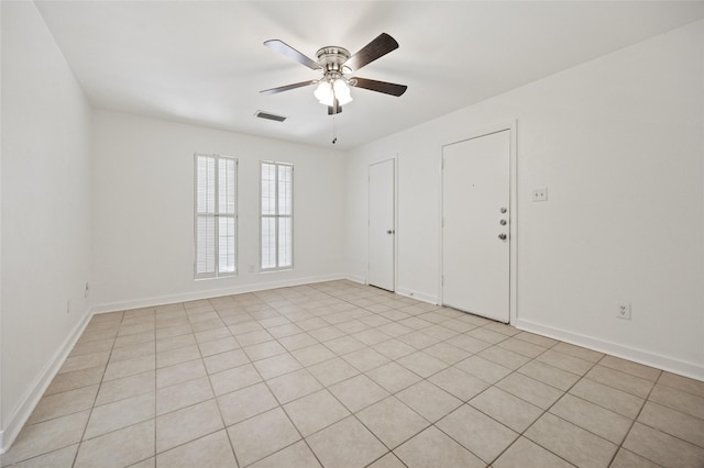 4536 Louisville Dr, Plano, TX 75093 - unfurnished room with a ceiling fan and baseboards
