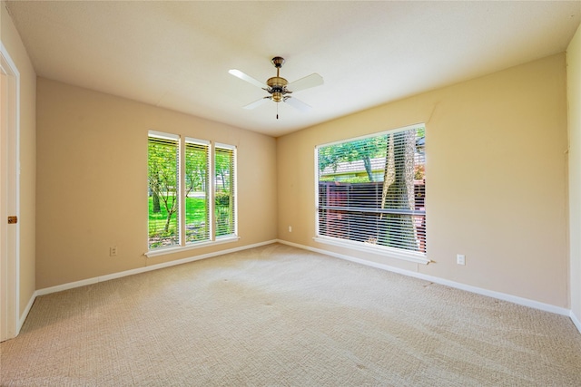 188 Enchanted Dr, Enchanted Oaks, TX 75156 - carpeted empty room with a ceiling fan and baseboards