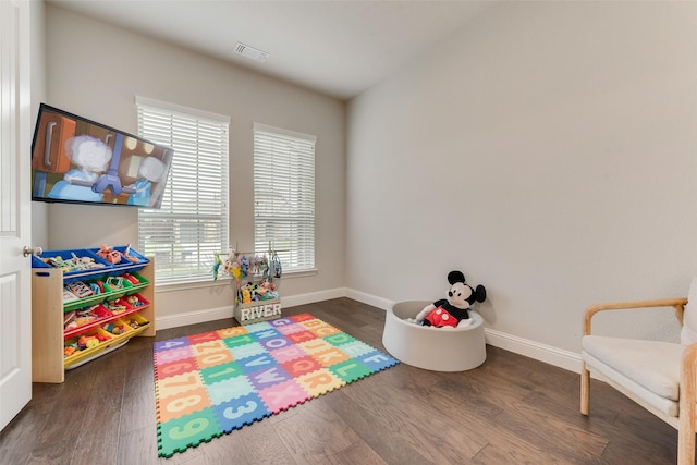 10321 Colina Dr, Fort Worth, TX 76126 - recreation room featuring wood finished floors and baseboards