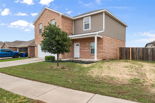 134 Kennedy Dr, Venus, TX 76084 - traditional home featuring brick siding, an attached garage, and concrete driveway