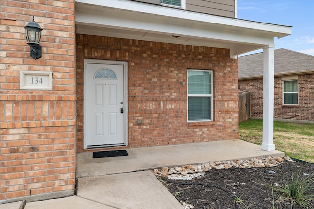 134 Kennedy Dr, Venus, TX 76084 - entrance to property featuring brick siding