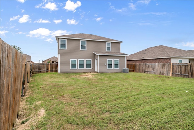 134 Kennedy Dr, Venus, TX 76084 - back of property with central AC